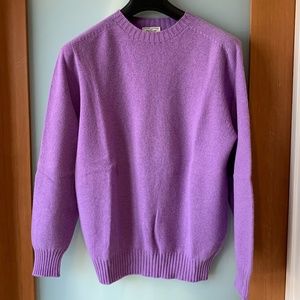 Ben Silver violet cashmere sweater